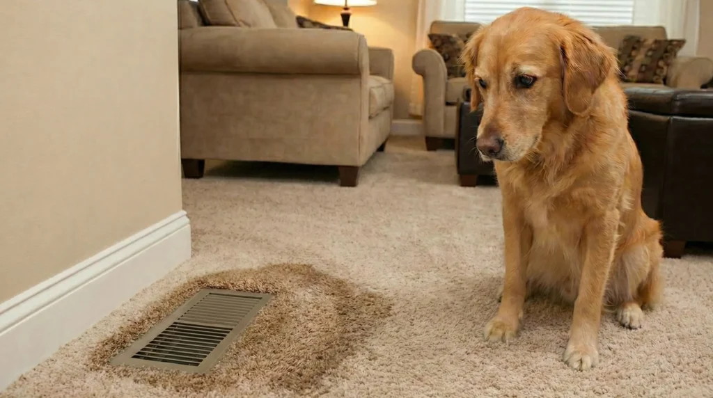 pet urine air ducts
