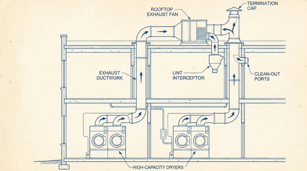 Fire Safety & Code Compliance for Commercial Dryer Vent Systems