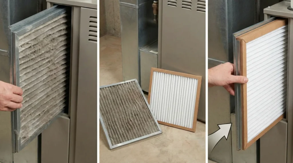 Furnace air filter