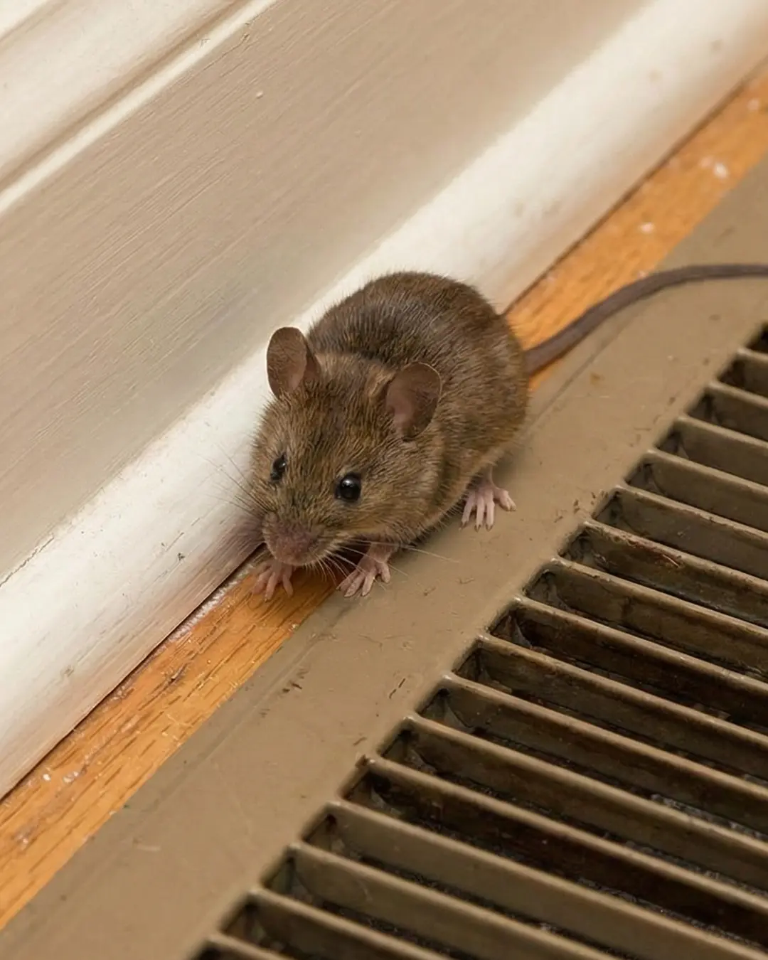 Mouse entering a vent opening in a Colorado home (placeholder)