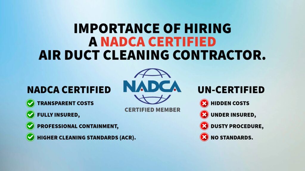 NADCA Certified Air Duct Cleaning: Why It Matters for Colorado Homes & Businesses