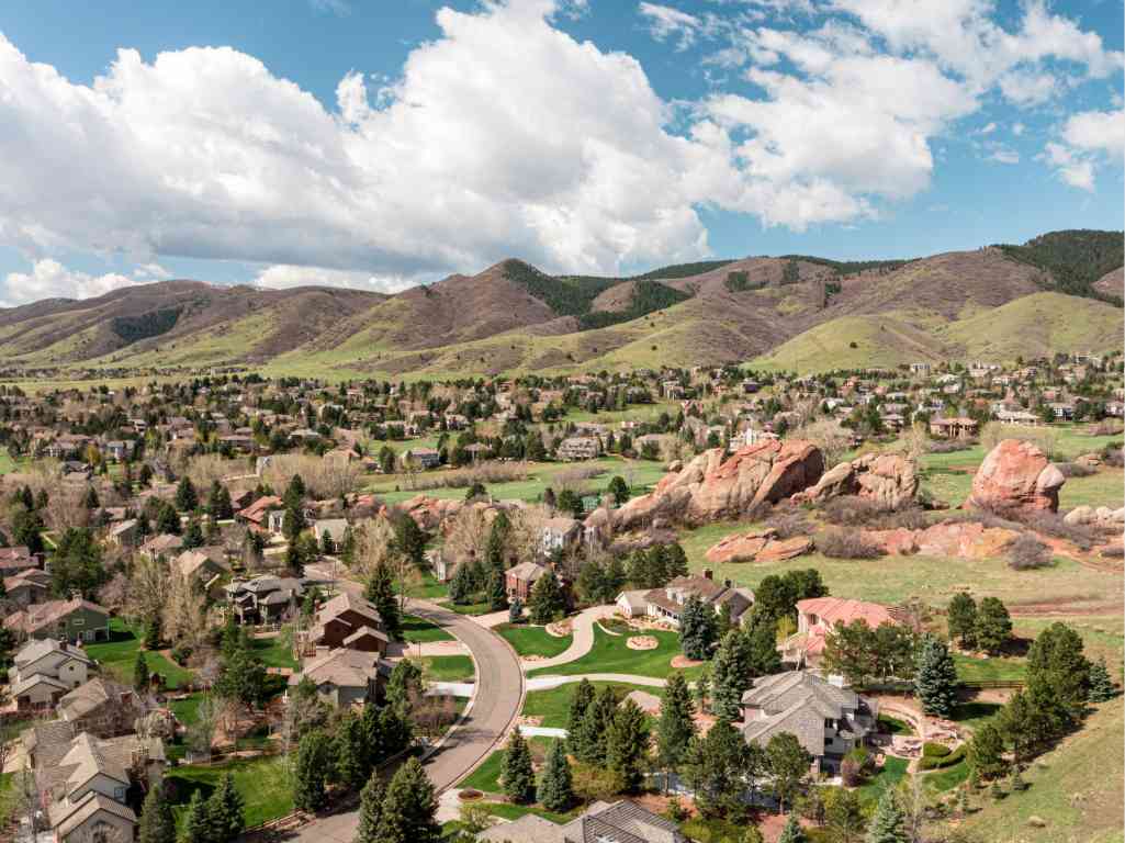 Littleton Colorado neighborhoods showing areas where Ductworks provides air duct cleaning services.