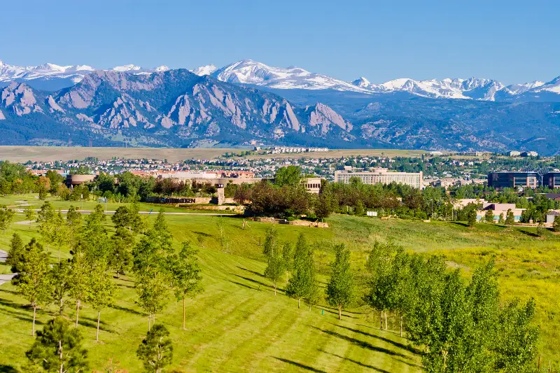 Broomfield Colorado neighborhoods showing areas where Ductworks provides air duct cleaning services.
