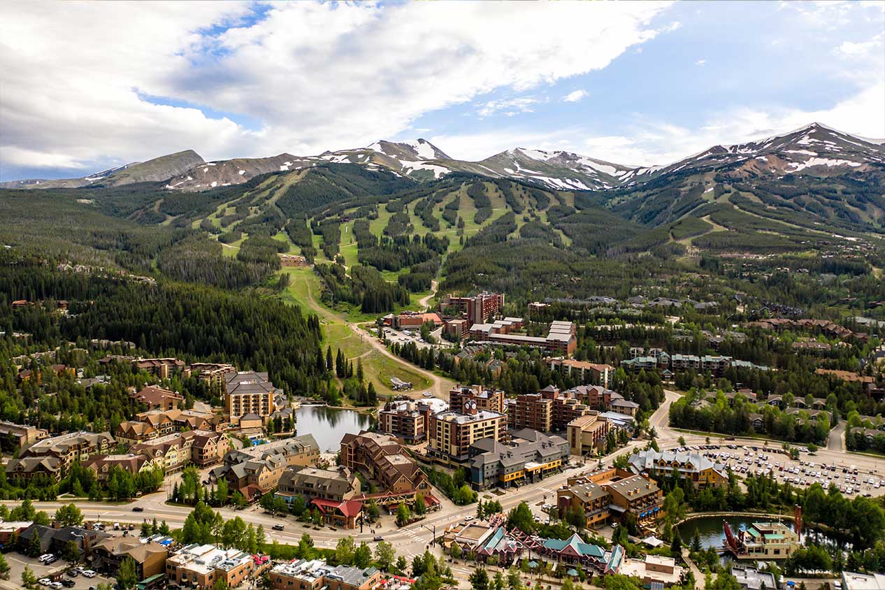 Breckenridge Colorado neighborhoods showing areas where Ductworks provides air duct cleaning services.